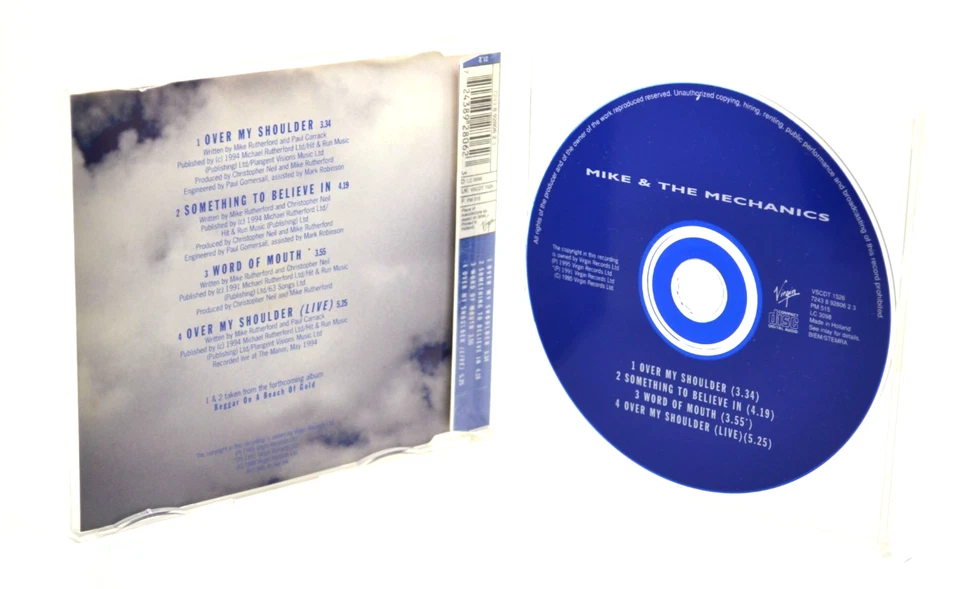 Mike & the Mechanics - Over my Shoulder (Single CD 1995) - Bild 2 von 2