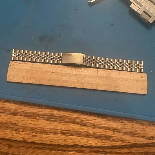 Vintage Women’s Seiko Watch Bracelet, Brushed Stainless Steel