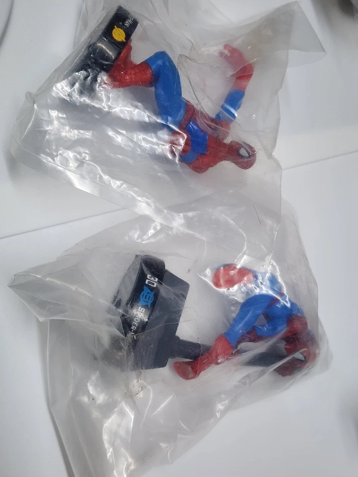 Figuras de Superhéroes de Marvel Attacktix - Lote de 10 - Nuevo Sellado Spider-Man Hulk Foto 2 de 4