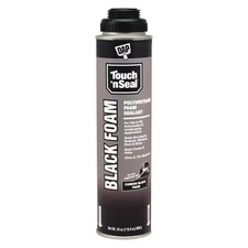 Spray Foam Sealant, Gun Application Method 24 oz, Aerosol Can, Black, 2-3:1
