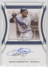 2020 National Treasures Social Signatures 49/99 Travis Demeritte Auto 13u1