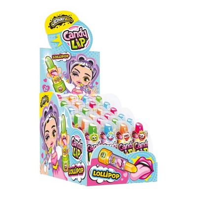 Johny Bee Candy Lip Lollipop 24 Lutscher je 5g