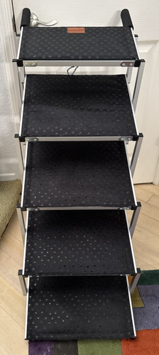 Loobani Anti Slip Pet Stairs Portable Foam Dog Steps for Bed Couch Ramp