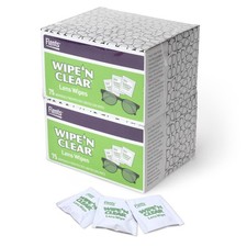 Lens Wipes, Wipe 'N Clear, 150 Count, Pre-Moistened, Streak-Free, Safe for Gl...