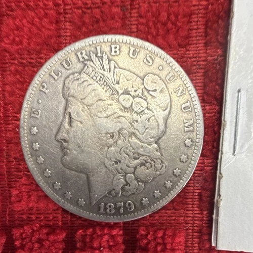 Morgan Silver Dollar 1879-S San Francisco Circulated $1 Coin 0.9 Fineness