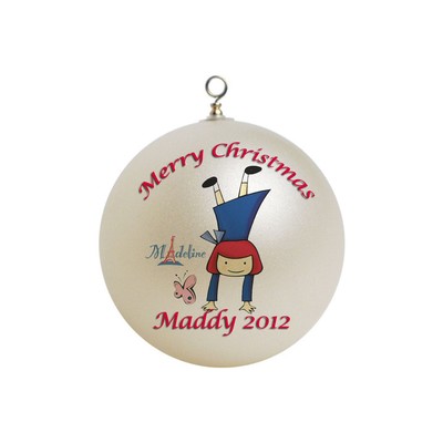 Personalized MADELINE & GENEVIEVE Christmas Ornament #2
