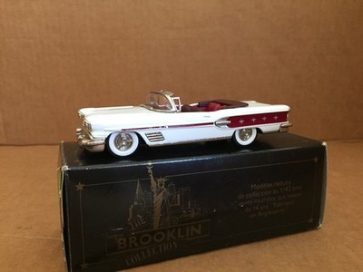 BROOKLIN MODELS METAL 1:43 SCALE 1958 PONTIAC BONNEVILLE CONVERT  BRK25A NR MINT