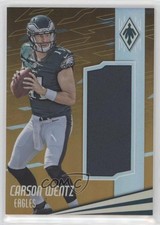2016 Panini Phoenix RPS Rookie Memorabilia Jumbo Orange 40/49 Carson Wentz uk2