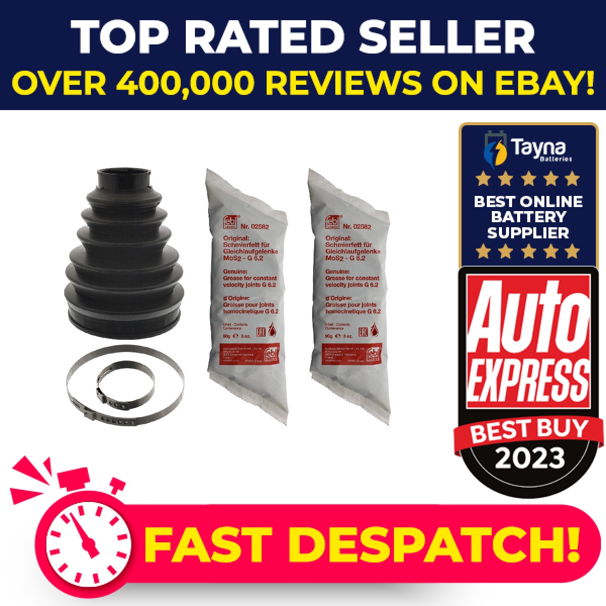 CV Joint Boot fits CITROEN XM Y4 Front Outer 2.0 3.0 2.1D 2.5D 94 to 00 C.V. New