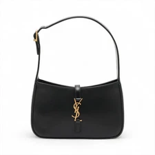 Saint Laurent Paris Le Sankassette Leather Shoulder bag Black 657228