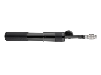 Birzman - Velocity Mini-Pumpe - 90 PSI / 6,2 Bar - Gewindeventilkopf - Schwarz