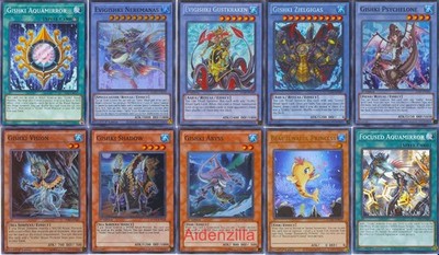 Yugioh Gishki Deck - Abyss Zielgigas Aquamirror Gishki Abyss, $65.00