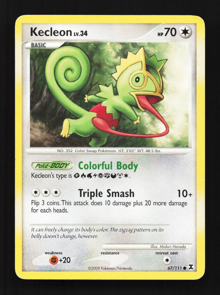 Kecleon 67/111 Rising Rivals English Pokemon Card TCG