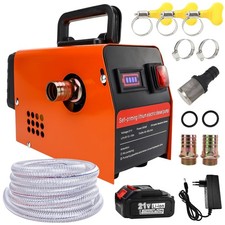 21V 13GPM Fuel Transfer Pump Battery Powered 50L/Min Oil Fuel Fluid Extractor