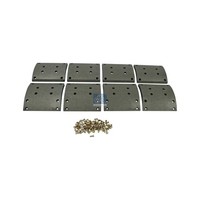 Bremsbelagsatz Trommelbremse Hinten 19 Mm 220 Mm DT Spare Parts FüR U.A. MB O