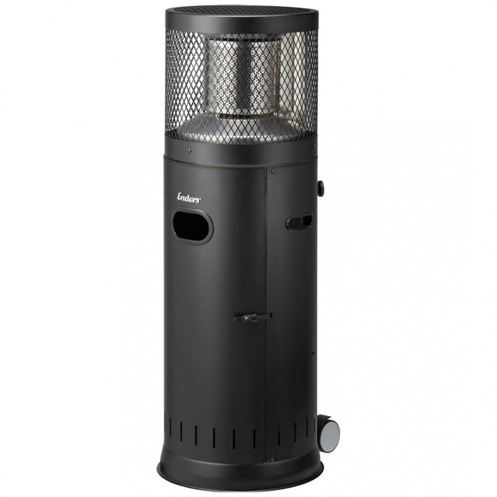 Enders Terrassenheizer Gasheizer Außenheizer Outdoor Polo 2.0 Black Edelstahl