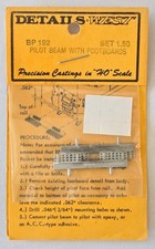 Details West BP-192 PILOT BEAM WITH FOOTBOARDS - NEW