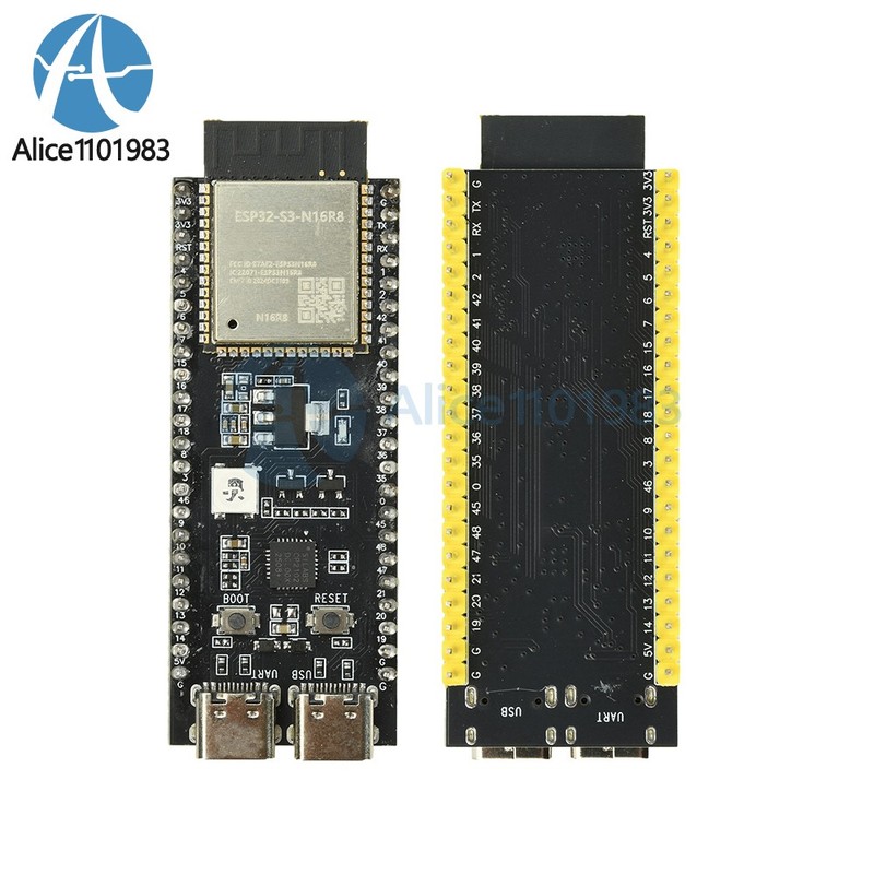 ESP32-S3-DvKitC-1 WiFi Bluetooth Development Board CP2102 ESP32-S3-N16R8 44Pin
