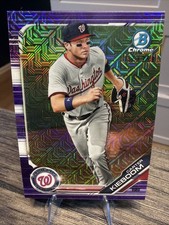 2019 Bowman - Chrome Prospects Carter Kieboom #BCP-98 Mega Box Purple Mojo...