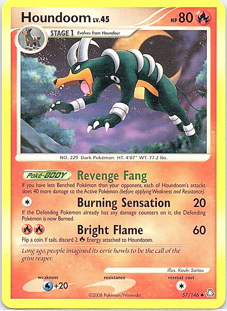 Houndoom 57/146 Uncommon Legends Awakened NM