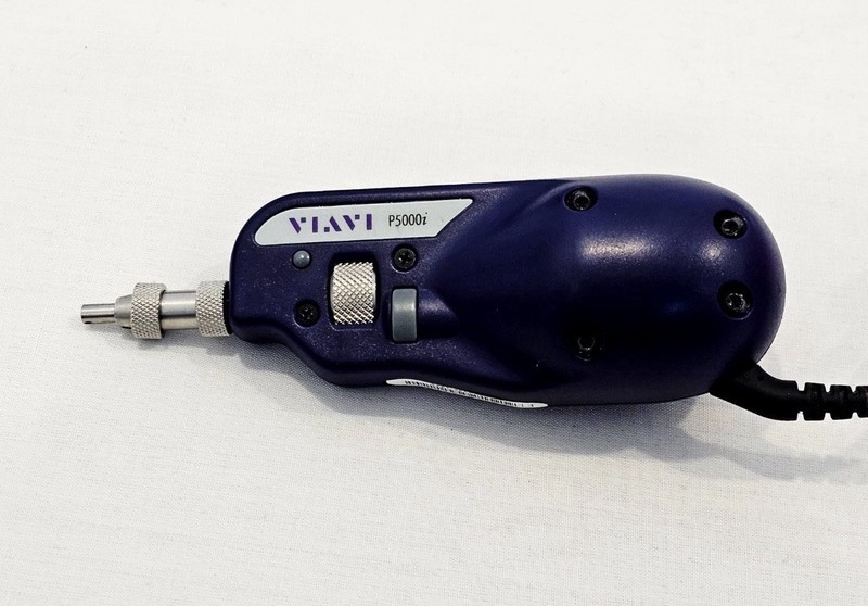 Viavi JDSU P5000i Fiber Inspection Scope + 9x Tips 1.25 & 2.5mm PC & APC + Other