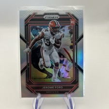 2022 Panini Prizm - Rookies Jerome Ford #346 Silver Prizm (RC)