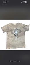 Vintage 2008 The Mountain Lion Graphic Tee - Distressed Tie-Dye Size L