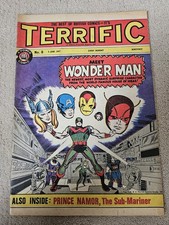 Early UK Marvel Its Terrific comic #8 1967 UK Namor, Wonder Man, Avengers VG/VG+