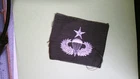 VINTAGE MILITARY PATCH US ARMY TAB WW2 TO VIETNAM SENIOR PARACHUTIST JUMP WINGS