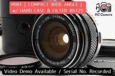 Mint Case Filter Olympus OM G.Zuiko Auto-W 28mm f/3.5 Wide Angle MF Lens Japan