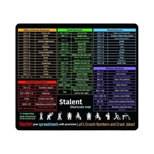 Keyboard Shortcut Mouse Pad Office/Excel/Word/PPT Shortcuts Cheat Sheet Mat