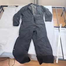 Walls Zero-Zone Coveralls Mens LT Large Tall Black Workwear Jumpsuit meas 44x31