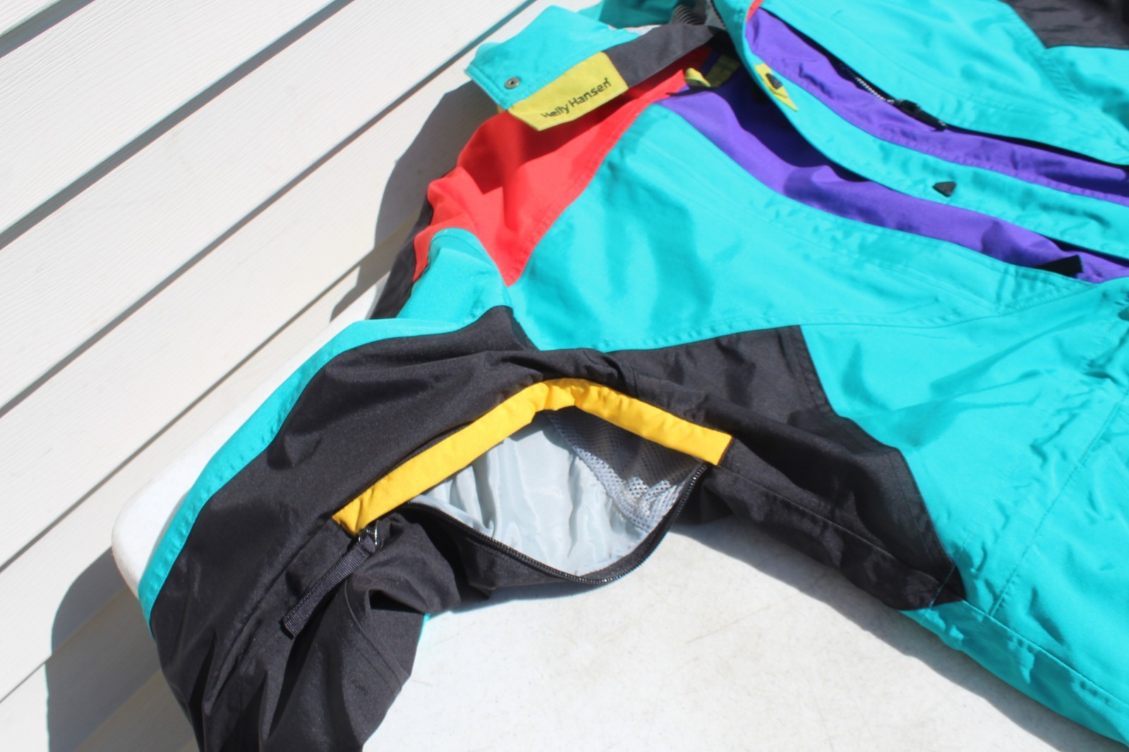 VTG Helly Hansen Jacket Equipe Tech Snowboarding … - image 21