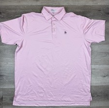 Peter Millar Summer Comfort Short Sleeve Polo Shirt Pink Men  s Size XL