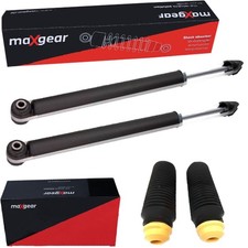 2x MAXGEAR STOSSDÄMPFER+PROTECTION KIT HINTEN passend für OPEL CORSA D S07 FIAT