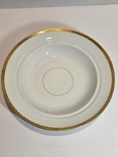 Antique Hand Painted 9.25" D C France Limoges Porcelain Plate Gold Trim