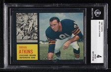 1962 Topps Doug Atkins #21 BGS 4 HOF 0q3
