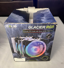 GELID Glacier RGB Dual Tower CPU Cooler 2x120mm ARGB PWM Fans White