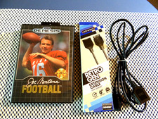 Joe Montana Football CIB Sega Genesis w/ 2 Controller Extensions