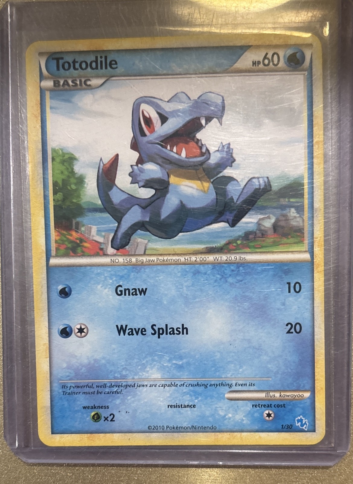 Totodile (#14) 14/30 HGSS Trainer Kit: Gyarados & Raichu Regular