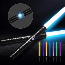 Lightsaber, RGB Colors Changeable with Sound Metal Hilt Light Saber Force FX ...