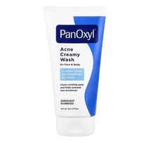 PanOxyl, Acne Creamy Wash, Benzoyl Peroxide 4 Daily Control, 6 oz 170g 