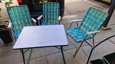 Garden Table X 1 And Chairs X 3