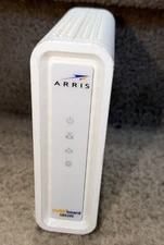 Arris SURFboard SB8200 DOCSIS 3.1 Gigabit Cable Modem White Wired 2 Gbps 2-Ports