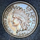 1864 Indian Head Small Cent One Cent Coin US Currency Collectible
