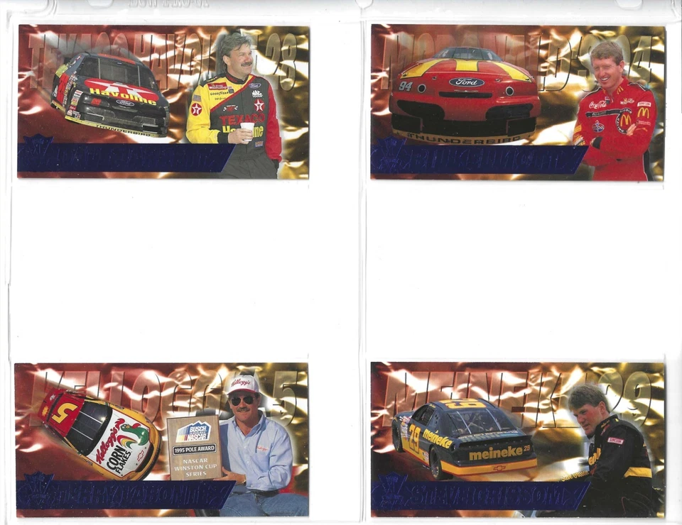 1995 Optima XL COOL BLUE PARALLEL #17 Robert Pressley--ONE CARD ONLY! - Image 3 of 4