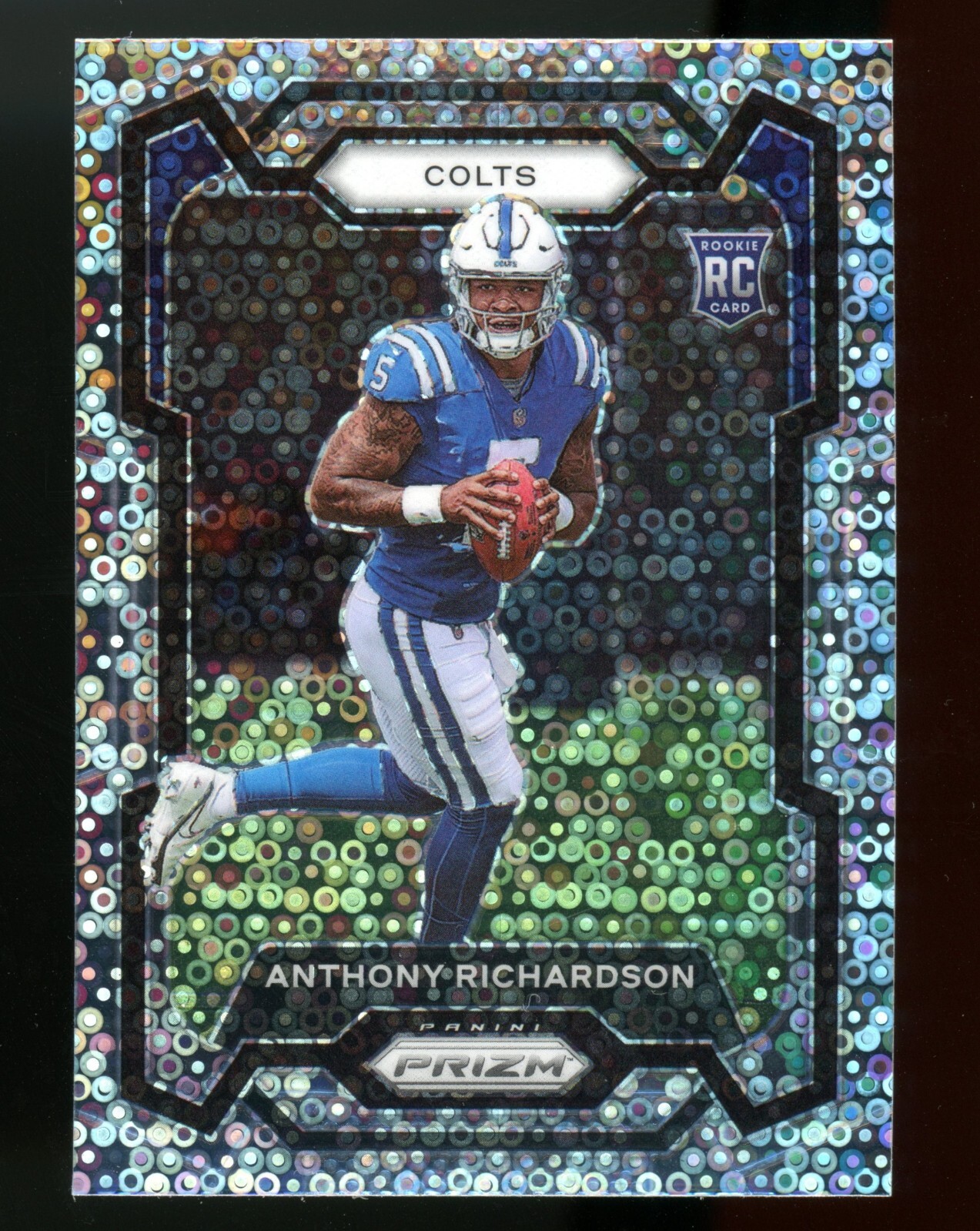 2023 Prizm Anthony Richardson RC Silver Disco No Huddle SP #343 Colts Panini 🔥