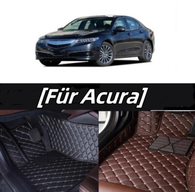 Nach maß Für Acura Alle Modelle Automatten Luxus Auto-Fußmatten Wasserdicht