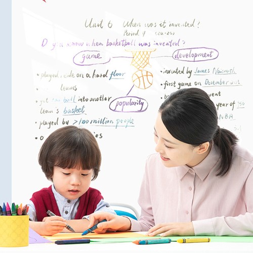 Whiteboard Sticker Self-adhesive Wall Sticker Chalkboard Message Board Wall - Picture 3 of 12