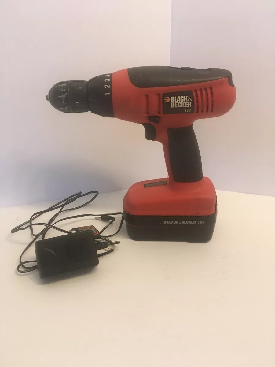 Black Decker 18V Cordless 3 8 Drill CD1800S